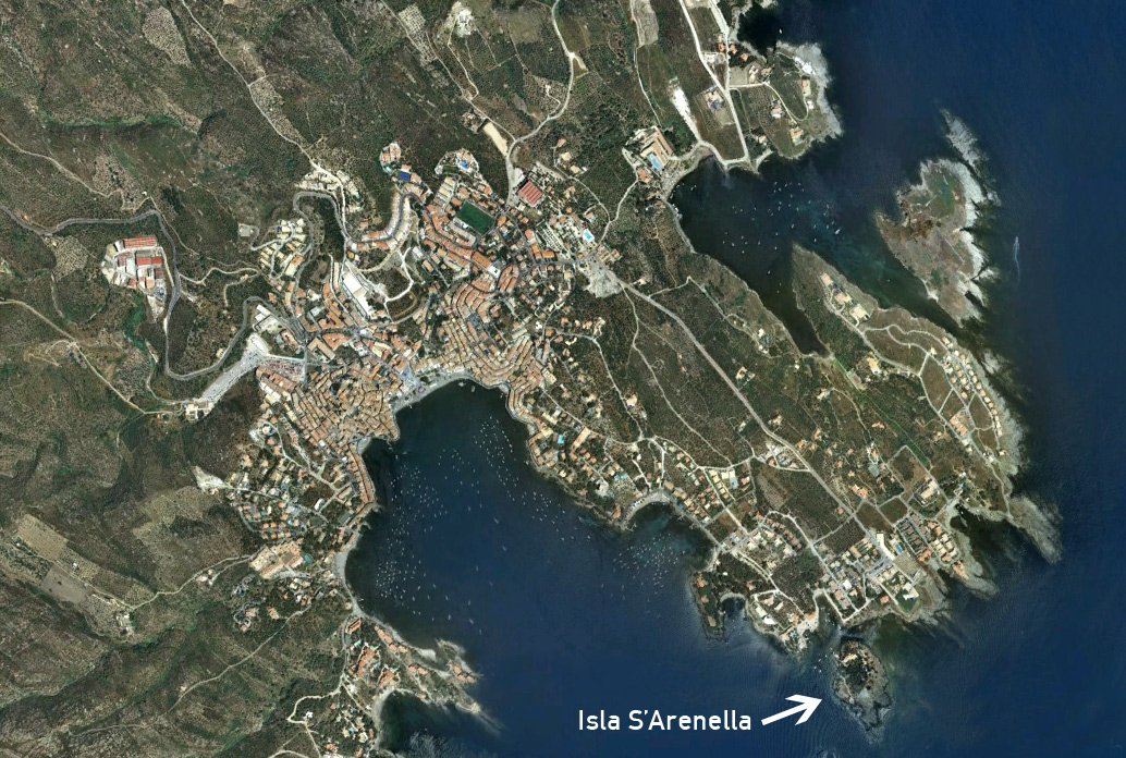 Aerial Photo of Isla S'Arenella
